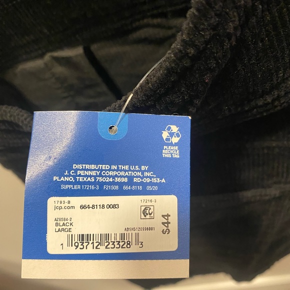 NWT Black corduroy overall dress - Picture 3 of 3